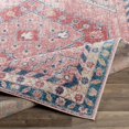 thumbnail image 6 of Hauteloom Conder Traditional Persian Style Living Room Bedroom Area Rug - Traditional Medallion Vintage Style - Blue, Red, Pink - 6'7" x 9', 6 of 8