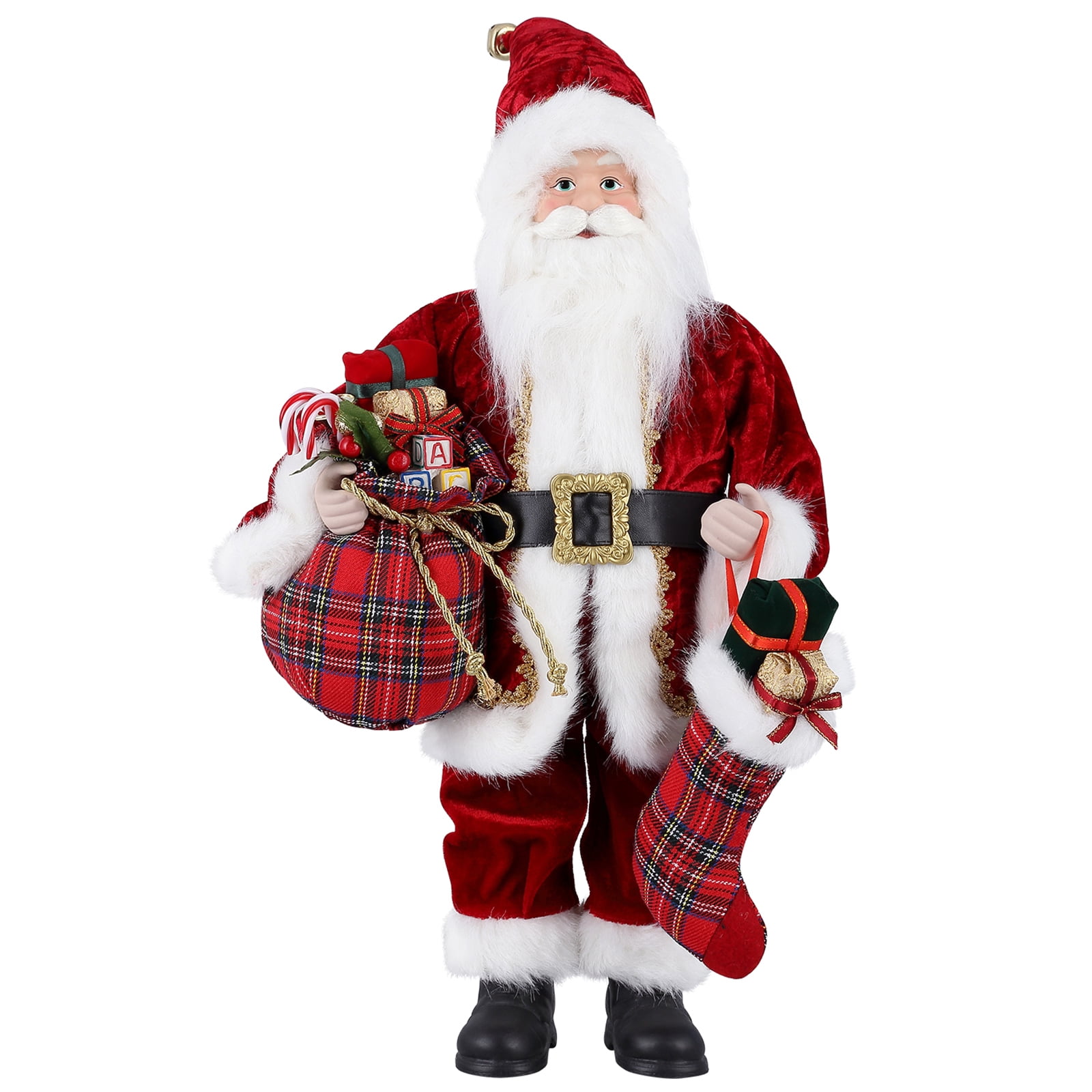 UTEN 18" Santa Claus Christmas Figurine Senta Figure Decoration Holiday