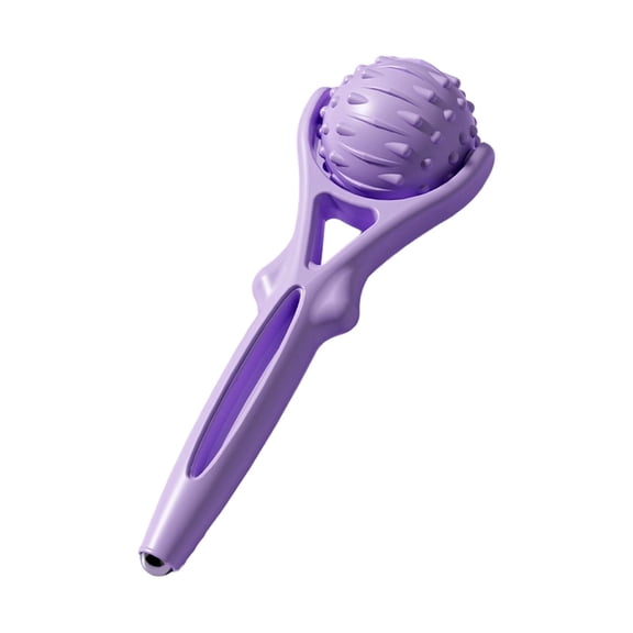 Pitycbo Handheld Massage Roller PP Material Textured Trigger Point Muscle Massager Stick Purple