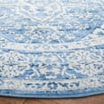 thumbnail image 3 of SAFAVIEH Brentwood Adams Oriental Area Rug, Ivory/Navy, 3' x 3' Round, 3 of 11