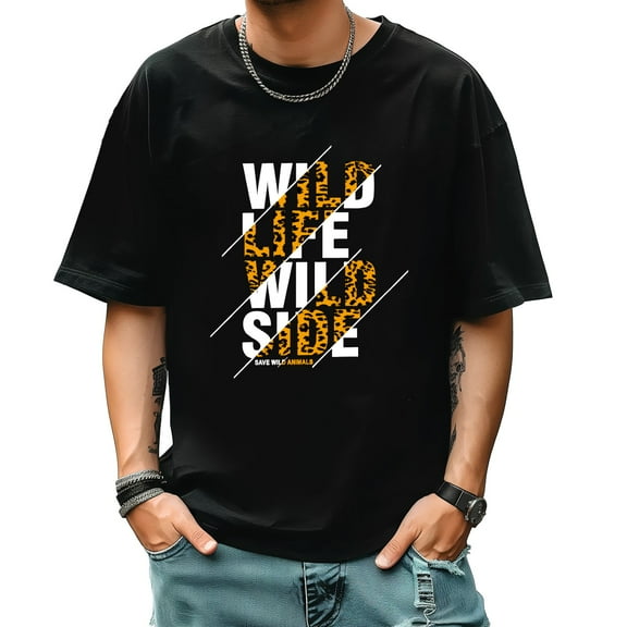 Men's Short Sleeve Graphic T shirt Collection Summer New Trend Sports Shirt Select