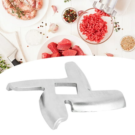 

FAGINEY Grinder Accessory Food Grinding Blade Meat Grinder Blade Food Grinding Plate Disc Attachment Part for Electric Meat Mincer