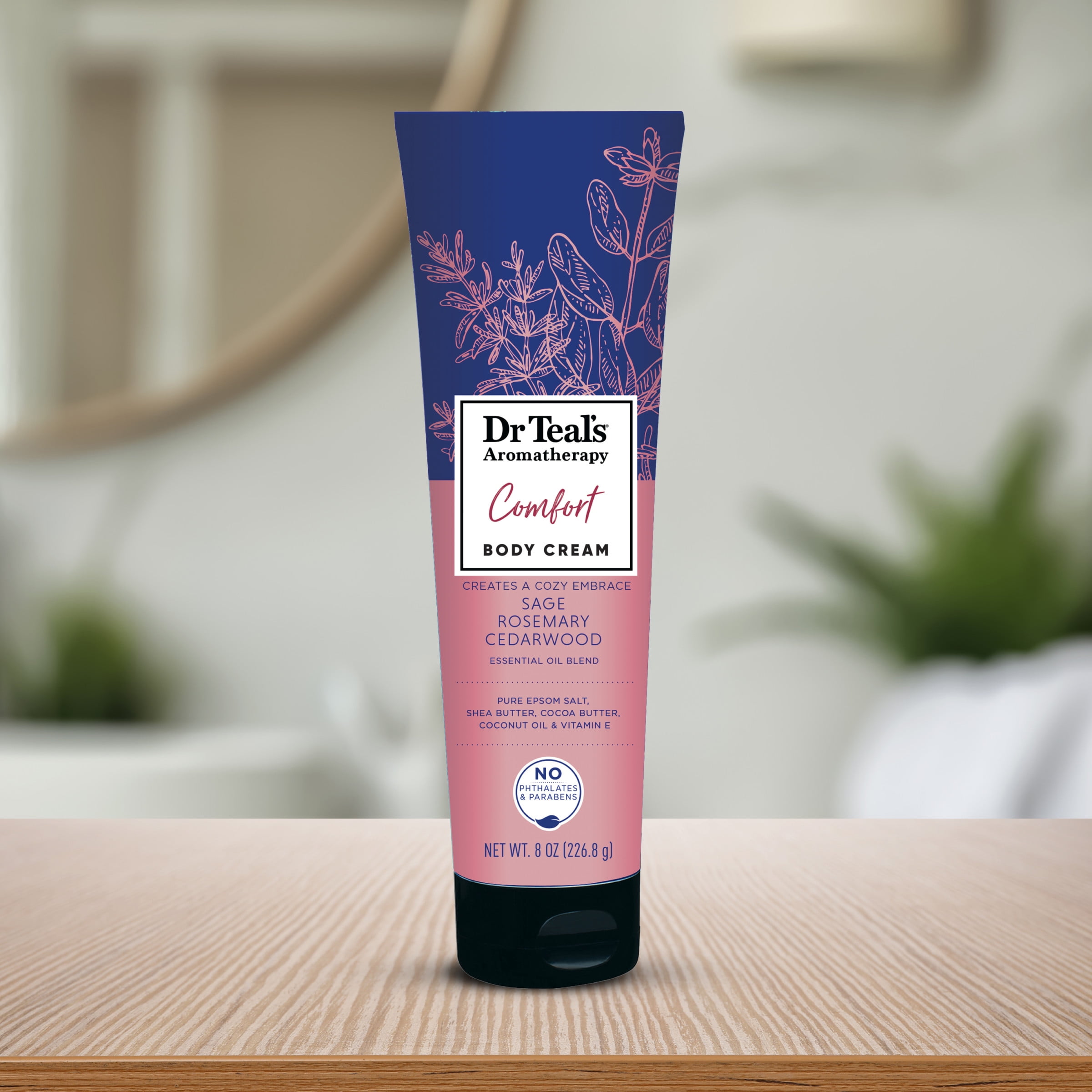 Dr Teal's Aromatherapy Comfort Body Cream with Sage, Rosemary, & Cedarwood, 8oz