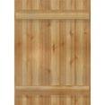 thumbnail image 5 of 26 7/8"W X 37"H Timbercraft Five 5 3/8" Boards Joined Board-N-Batten Shutters, Rough Sawn Western Red Cedar (Per Pair), 5 of 13