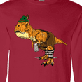 thumbnail image 4 of Inktastic T-Rex King of Oktoberfest Long Sleeve T-Shirt, 4 of 5