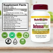 NutriBiotic DefensePlus, Immune Support with GSE, 45 Tablets