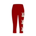 thumbnail image 4 of Pantalones de Ajuste Seco de la Moda de las Mujeres Imprimidas Leggings, Deporte de Yoga Elástico de Poliéster Elástico Respirable, 4 of 7
