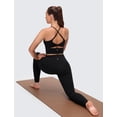 thumbnail image 5 of Sostén CRZ YOGA Butterluxe con Espalda Cruzada y Detalle Torcido Negro Talle Grande, 5 of 5
