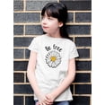 thumbnail image 2 of Be Free Heart Daisy T-Shirt Juniors -Image by Shutterstock,  Medium, 2 of 4
