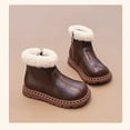 thumbnail image 4 of Krdevn Children's Winter Warm Girls' Leather Shoes Thickened Two Shoes Large Children's Leather Boots,Toddler Girl Shoes,Boys Shoes,Size:11-11.5 Years, 4 of 7