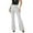 White, variant on UJNDER Women's Sequined Flared Pants High Waisted Wide Leg Trousers for Party and Evening Wear Beige XXL
