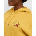 thumbnail image 5 of Hanes Originals Women's Fleece Hoodie, Stay Groovy Bold Hytop Gold L, 5 of 6