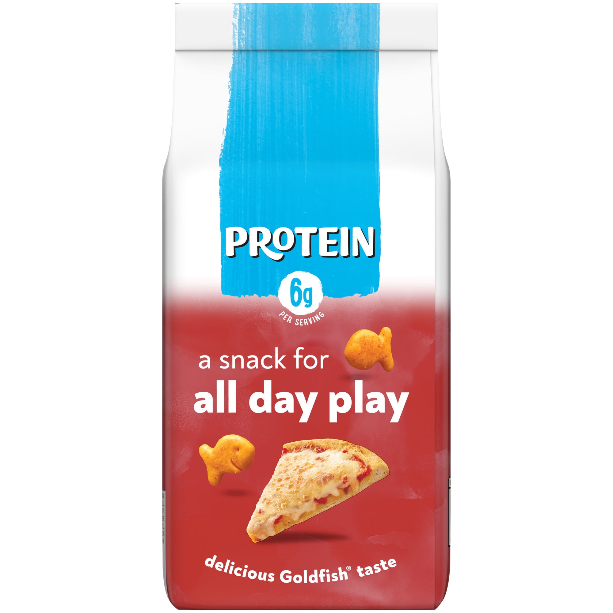 Goldfish 6g Protein Pizza Crackers, 6.6 oz Bag