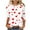 A01-Blanc, variante sur Fartey T-Shirts de la Saint-Valentin pour Femmes Manches 3/4 Col Rond Tuniques Mode Mignon Cœur Graphique T-Shirts Grande Taille T-Shirts de la Saint-Valentin Blanc P