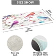 thumbnail image 3 of GZHJMY Colorful Birds Pattern Bathroom Rugs Bath Mat 39 x 20 Inch Non-Slip Extra Soft and Absorbent Shaggy Bath Carpet for Tub, Shower, Bathroom Carpet Runner, 3 of 7
