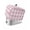 Pink, variant on Purple Plaid Toaster Cover 4 Slice, Spring Summer Farmhouse Buffalo Checkered Dustproof Bread Machine Oven Cover with Storage Pockets, Fits Most Kitchen Toasters Protector