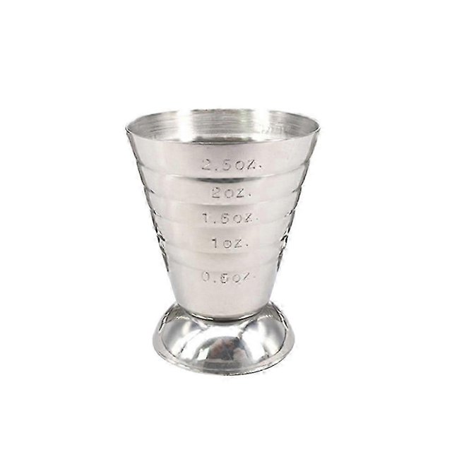 Stainless Steel Measuring Cup for Baking & Cocktails with Ounce, ML, TBSP Markings