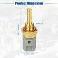 thumbnail image 4 of Unique Bargains Water Temperature Sensor Engine Coolant Temperature Sensor Fit for Volvo C70 2002-2004 No.8653103, 4 of 6