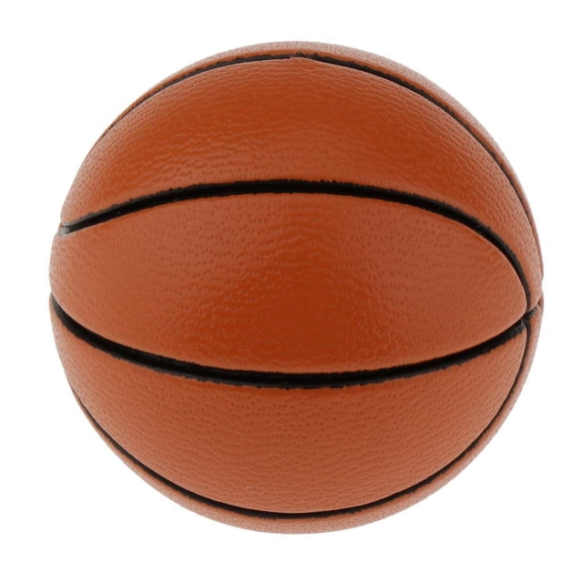 Mini pelotas de futbolín de baloncesto 1/6 de 35 mm, baloncesto de plástico de protección para 3 Yotijar Figura de acción de baloncesto