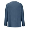 thumbnail image 6 of LEKODE Baggy Sweater Comfy Lounge Sets for Women Long Sleeve Set Comfort Sets for Women Athletic Sets for Women Cute Tops Fall Long Sleeve Tops for Women Blue L, 6 of 9