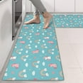 thumbnail image 2 of Kitchen Rugs Sets Of 2,Blue Cartoon Unicorn Rainbow Cloud Pattern Anti Fatigue Kitchen Mat Rugs Non Slip Washable,Decorative Kitchen Floor Mats for Kitchen,Sink,Laundry,17"X47", 2 of 5