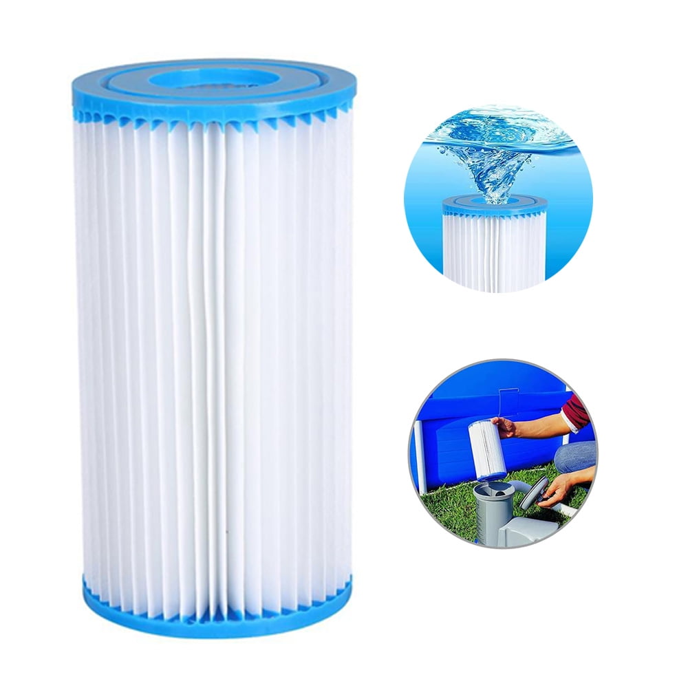 Filters Reusable Pool Filter Above Ground Pool Filter with Patented PureBlue Filtering, Type A