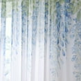 thumbnail image 5 of 1X One Curtain Leaves Sheer Curtain Tulle Window Treatment Voile Drape Valance 1 Panel Fabric Curtain, 5 of 5