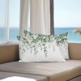 thumbnail image 3 of Eucalyptus Leaves Lumbar Pillow Covers 20x12 Inch Set of 2, Spring Farmhouse Retro Botanical Waterproof Outdoor Pillow Covers, Decorative Cushion Pillowcases for Couch, Sofa, Bed, Garden, Patio, 3 of 9