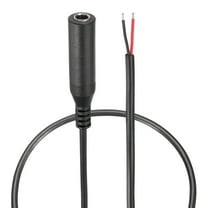 6.35mm Aux Cable Replacement Audio Cable Cord, 1ft N/A Pole Female to Bare Wire Audio Cable, Hi-Fi Stereo Sound Audio Cable Cord  2 Pcs