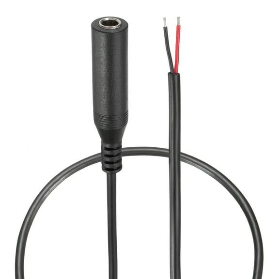 6.35mm Aux Cable Replacement Audio Cable Cord, 1ft N/A Pole Female to Bare Wire Audio Cable, Hi-Fi Stereo Sound Audio Cable Cord  2 Pcs