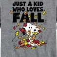 thumbnail image 3 of Peanuts - Just A Kid Who Loves Fall - Toddler And Youth Long Sleeve Graphic T-Shirt, 3 of 6