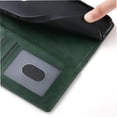 thumbnail image 2 of Wallet Case for Motorola Edge 50 Fusion Flip Leather Cover with Card Holder & Kickstand, Magnetic Clasp & Wrist Strap Green, 2 of 5