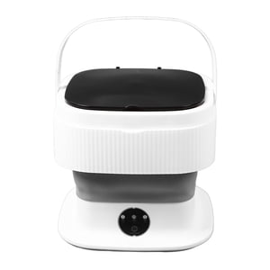 Laveuse pliable, Portable Mini laveuse pour les sous-vêtements de bébé Chaussettes, Petite laveuse avec lumière bleue, 3 Réglage de vitesse pour les appartements, dortoirs, campings, voyages ou campings