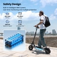 thumbnail image 3 of iScooter 1000W Electric Scooter,28 mph Folding Electric Scooter for Adults ,10" All-terrain E-scooter with 48V 14Ah Battery, 3 of 9
