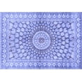 thumbnail image 1 of Ahgly Company Machine Washable Indoor Rectangle Persian Blue Traditional Area Rugs, 3' x 5', 1 of 4