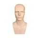 thumbnail image 3 of Cabeza de maniquí de hombre con hombros, soporte de exhibición de peluca, modelo de cabeza de maniquí, Piel, 3 of 9