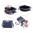 thumbnail image 4 of Bandolera Gladdon Small para mujer de piel vegana azul, 4 of 7