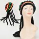 thumbnail image 4 of Crochet Dreadlocks Hat Street Photo Reggae Caps Warm Pullover Hat Casual Wear Hiphop Braid Hat Cosplay Party Props Hat, 4 of 4