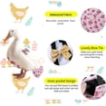 thumbnail image 3 of Chicken Diapers Bantam Hens - Reusable 3-Piece Set with Bow Ties Poultry Nappies Washable Waterproof for Geese Pet Ducks Silkie, 3 of 6
