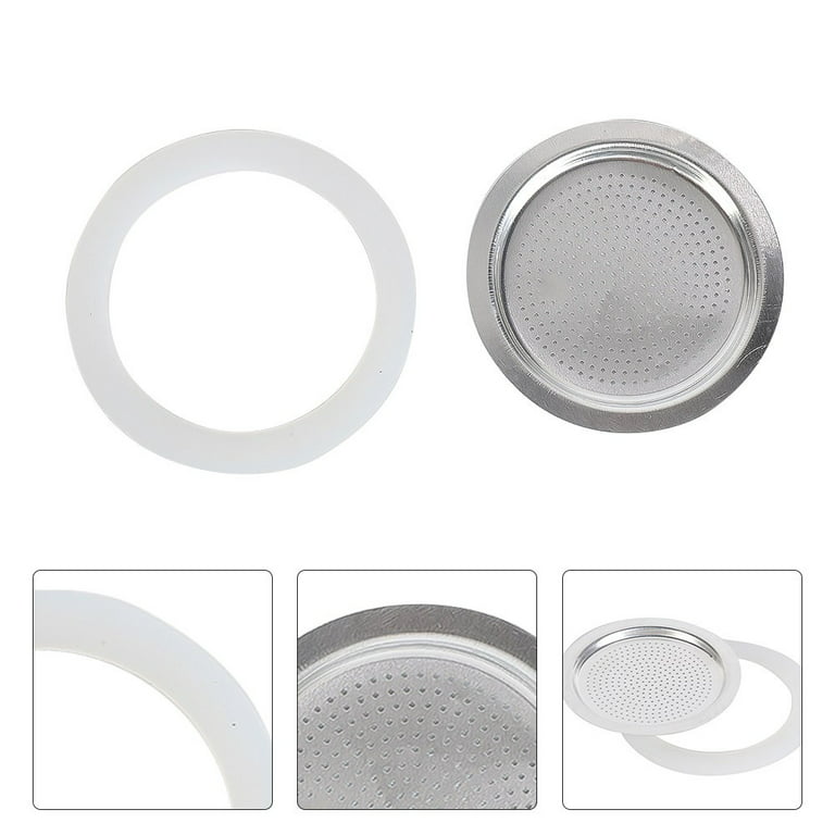 Stovetop Moka Pot Replacement Part, Soft Sealing Silicon Gasket Ring For 3  Cups And 6 Cups Moka Pot Coffee Maker - Temu