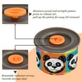 thumbnail image 4 of Panda Portrait Cartoon Airtight Coffee Bean Canister 17oz Food Storage Containers with Lids For Gournd, Tea, Sugar, Flour, Rice, Cereal, Candy Cookie Jar, 4 of 8