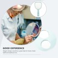 thumbnail image 4 of EeaseCA 1pc Double Side Handheld Mirror Cosmetic Mirror Back 2X and 3X Magnification Round Mirror (Blue), 4 of 7