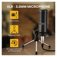 thumbnail image 4 of Interface Kit Sound Card With Microphone 3.5mm Condenser Mic For Computer Mobile Phone Recording Streaming, 4 of 7