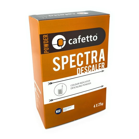 Máquina de café espresso Cafetto Spectra con polvo desincrustante (paquete de 4)