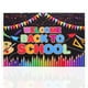 thumbnail image 1 of KAKOWELY Banner de regreso a clases, fondo para fiesta escolar, decoración de fondo escolar, 1 of 5
