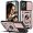 Rose Gold, variant on Case for Xiaomi Poco M4 5G with Slide Camera Cover, Redmi 11 Prime 4G Case, Military Grade Drop Protective Phone Cover Case with Ring Kickstand for Xiaomi Poco M5 4G/Poco M4 5G SJ Green
