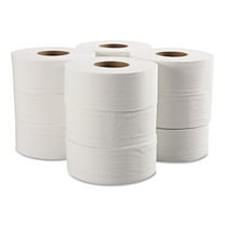 GEN Jumbo Bathroom Tissue, Septic Safe, 2-Ply, White, 650 ft, 12 Roll/Carton -GEN29B
