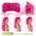 thumbnail image 3 of Gorro trenzado BONNET QUEEN Silk para trenzas, color rosa intenso, 3 of 9