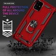 thumbnail image 3 of Samsung A71 5G Case, A71 5G Phone Case with Screen Protector, Military Grade Protective Cases with Ring for Samsung Galaxy A71 5G (Red), 3 of 11