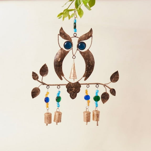 Owl Beads Wind Chime